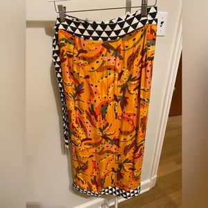 Farm Rio Midi Wrap Skirt